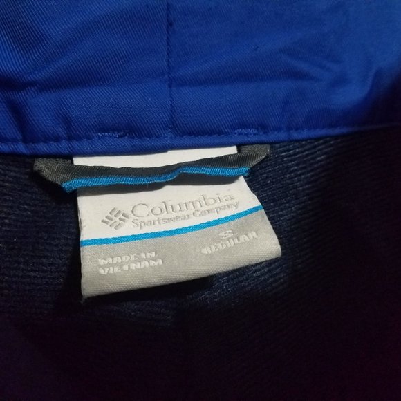 Columbia Mens Small Blue Winter Ski Snow Pants Snowboard Waterproof Insulated S